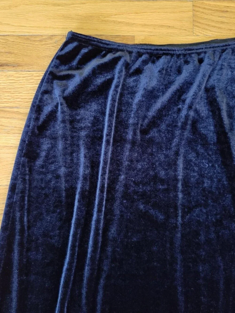 Scott McClintock | Black Velvet Maxi Skirt